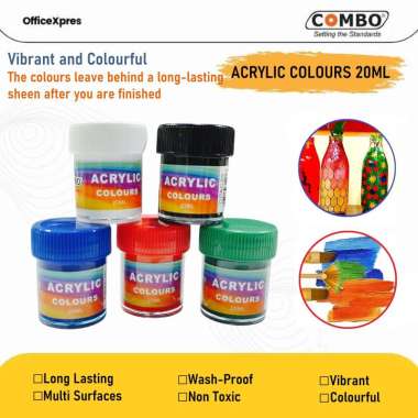 Cat Akrilik 20ml / Cet Akrilik / Acrylic Colour Painting / Cat Lukis Acrylic / Acrylic Paint Colour 