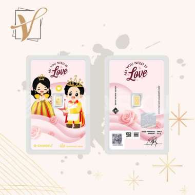 Micro Gold Logam Mulia Emasku Love 0.1 Gram