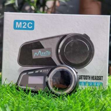 Maxto M2C Intercom Bluetooth Helm 6 Rider Party Radio FM Original - Maxto M2 Best Quality Maxto M2C