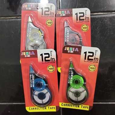 Correction Tape Tipex Kertas Jenia 12M CT-001