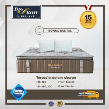Big Koil SERENE FE-3Z-T36 by Bigland (Foam Encasement) - Kasur Saja/Full Set - FREE BANTAL 2 Kasur S