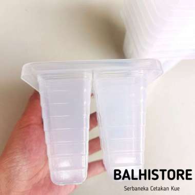 BLS044 Cetakan Es Krim Plastik Isi 6 Cetakan Es Krim