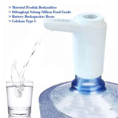 Pompa Galon Portable Elektrik Hitam