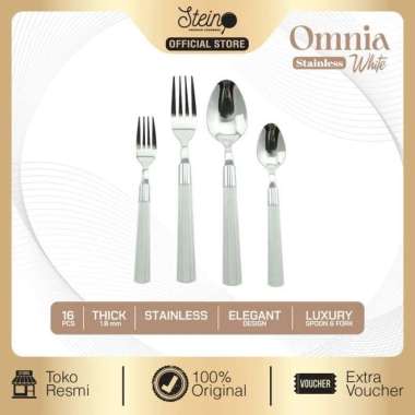STEIN CUTERLY SET OMNIA STAINLESS WHITE