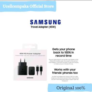 Charger Samsung 45W PD Power Adapter Charger - Garansi Samsung Resmi