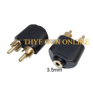 ANEKA JACK RCA DAN AUDIO T RCA 2 Jack To Sock