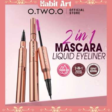 O.Two.O 2 in 1 Mascara & Eyeliner Waterproof Long Lasting