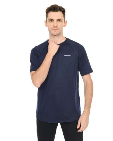 Cottonology Jersey Olahraga Running Pria Navy XXL