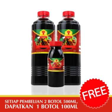 [PROMO]Kecap Inti Juara 2 botol 500 ml berhadiah 1 botol 100 ml