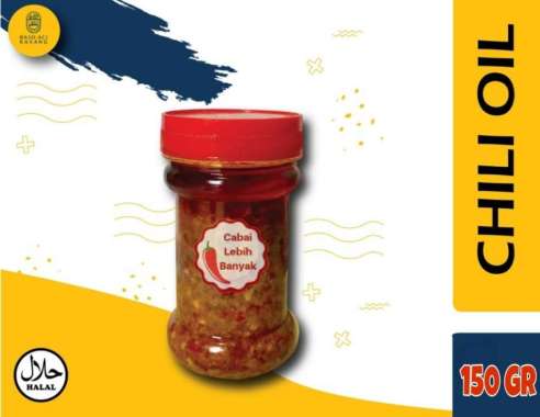 CHILI OIL SAUS SAMBAL MINYAK CABAI HALAL LEZAT