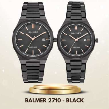 Balmer Sapphire 2710 Jam Tangan Balmer Original Couple Black