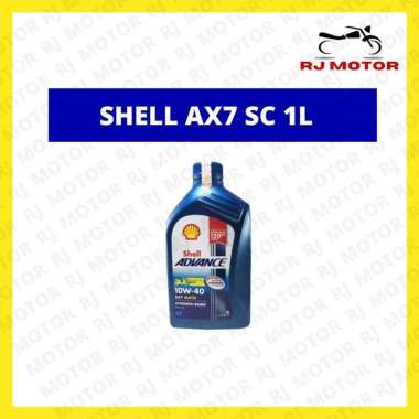 OLI SHELL AX7 SC ADVANCE 10W 40 MATIC 1 LITER OLI MOTOR ASLI