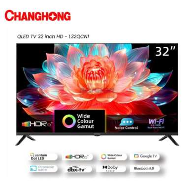 Changhong QLED TV 32 inch HD Google Smart TV Digital TV (L32QCN1)