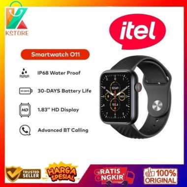 ITEL SMARTWATCH SMART WATCH 011 3 ACTIVE NEW GARANSI RESMI BLACK
