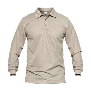Jemssky - Kaos Polo Shirt Polo Kerah Polos Lengan Panjang Polo Pria Coksu XL