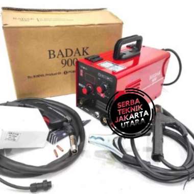 MESIN LAS MMA MIG 120 TANPA GAS 900 WATT BADAK BY RHINO MURAH PROMO PAKAI BUBBLEWARP