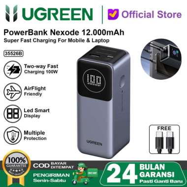 UGREEN Power Bank Nexode Smart Digital Display 12.000mAh 20.000mAh 25.000mAh Fast Charging 100w-200w