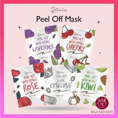 Gloria Masker Peel Off With Petals By Lea Gloria 15 gr Masker Wajah Kupas Saffron