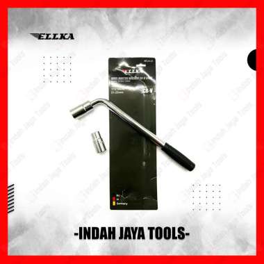 ELLKA EL8-23 Kunci Roda Tarik 17 19 21 23 mm - Buka Baut Ban Mobil Spanner Wheel Master Wrench L 1/2