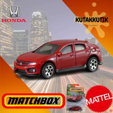 Matchbox Mobil Sedan Sport 17 Honda Civic Hatchback Merah MBX Road Trip