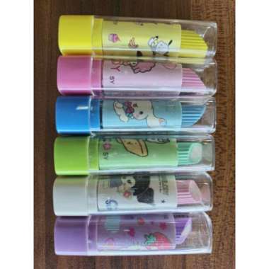 penghapus lipstik, penghapus pensil anak lucu, penghapus unik 1pcs