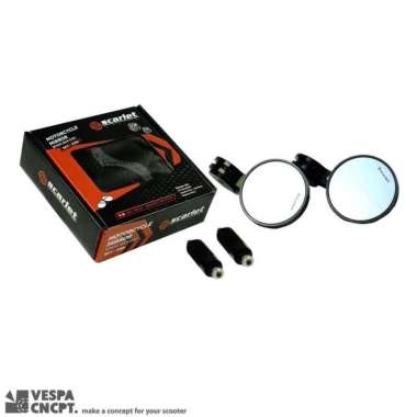 Bar end mirror scarlet Vespa Sprint Primavera Lx S Gts 3v Iget All