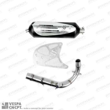 KNALPOT SHIJIRO STANDAR RACING VESPA LX LXV S 2V