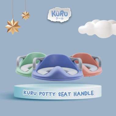 Kuru Potty Seat Handle / Ring Closet / Alas PU Duduk Toilet Anak 8857 pink