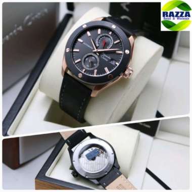 ALEXANDRE CHRISTIE AC 3044 AC3044 BLACK ROSEGOLD AUTOMATIC ORIGINAL