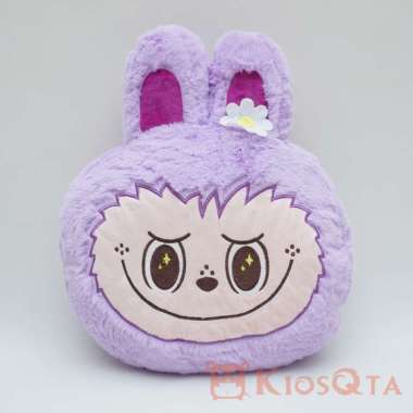 bantal boneka labubu the monsters exciting macaron ungu