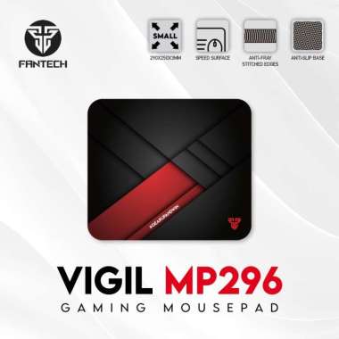 Mousepad FANTECH VIGIL MP296 MP 296 MP-296 Vigil Gaming Mousepad Speed Surface Anti Slip