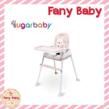 SUGAR BABY FUN CHAIR CONVERTIBLE BABY HIGH CHAIR 6IN1 Cream