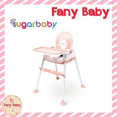 SUGAR BABY FUN CHAIR CONVERTIBLE BABY HIGH CHAIR 6IN1 Pink
