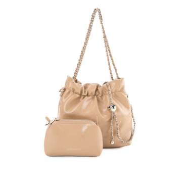 Obermain Bailee Hobo Bag (M) Wanita Tan