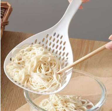 Sendok Saringan Mie Spatula/ Saringan Mie Spaghetti/ Sendok Saringan Mie Bakso Tahan Panas