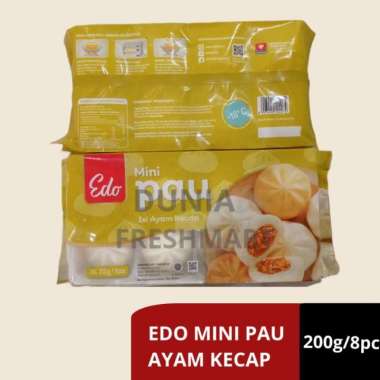 Edo Mini Pau Isi Ayam Kecap 200gram isi 8 pcs