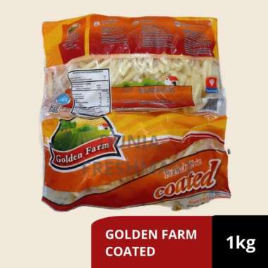 GOLDEN FARM FRENCH FRIES KENTANG GORENG COATED BERBUMBU 1KG