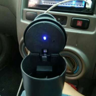 Asbak Bali Asbak Mobil Asbak LED Asbak Buka Tutup Gantung Hitam