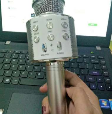 Mikrofon Karaoke Mic Nyanyi Mikrophone Murah Mic Bluetooth Microfon Wireless Bagus Mic KTV Murah Mic
