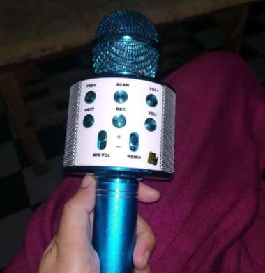 Mikrofon Karaoke Mic Nyanyi Mikrophone Murah Mic Bluetooth Microfon Wireless Bagus Mic KTV Murah Mic