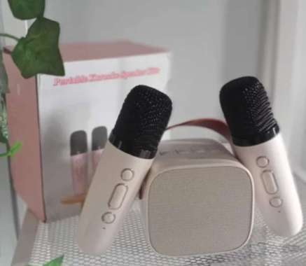 Mic Full Bass Portable Wireless Bagus Murah Mic Nyanyi Speaker Karaoke Bluetooth Mini Ori Bagus Hita