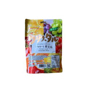 [HALAL] Permen Buah Jelly Kupas 3 Varian Rasa / Permen Rasa Buah Mangga Jeruk & Strawberry Krim Buah