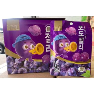 [HALAL] Permen Buah Jelly Kupas 3 Varian Rasa / Permen Rasa Buah Mangga Jeruk & Strawberry TYL MINI 