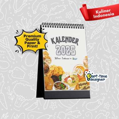 Kalender MEja Estetik Semua Desain Kuliner Indonesia