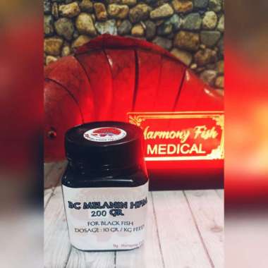BC MELANIN HFM 200GR PASTA Vitamin Pigmen Hitam Black Ikan Koi Koki