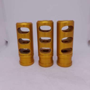 "Muzzle Break CNC / Pemecah Suara Bulat CNC"