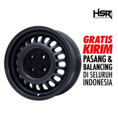 VELG HSR WHEEL BSI HSR R15X65 H4X100 ET42 GLOSSY GREY GLOSSY GREY