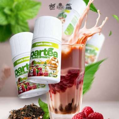 Mark Made Partea Twist Dream 60ML - Liquid Partea Fresh Raspberry Milk Tea FB 12MG 60ML
