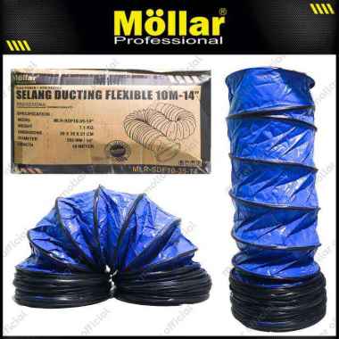 MOLLAR SDF10-35-14" Selang Flexible Ducting 10 meter Blower Ventilator Hose Exhaust