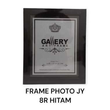 FRAME FOTO JY 8R 20x25 / BINGKAI FOTO PLUS KACA HITAM